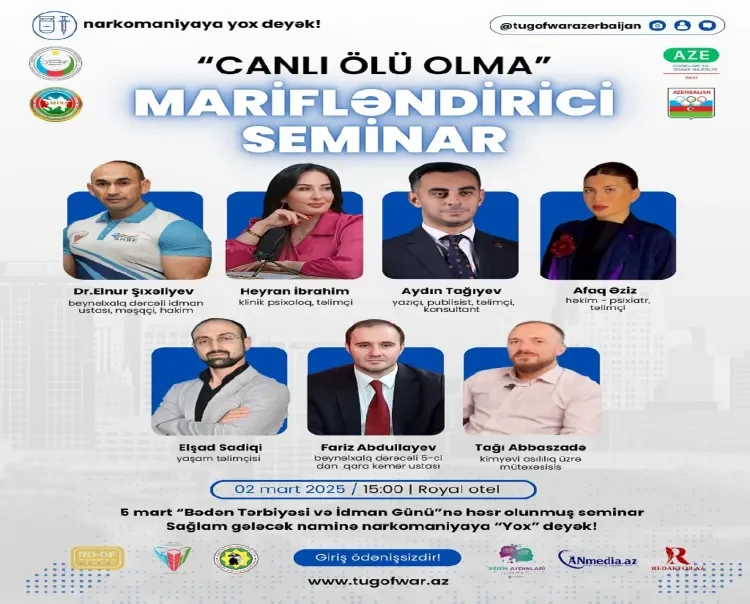 Canlı ölü olma devizi altında seminar keçiriləcək