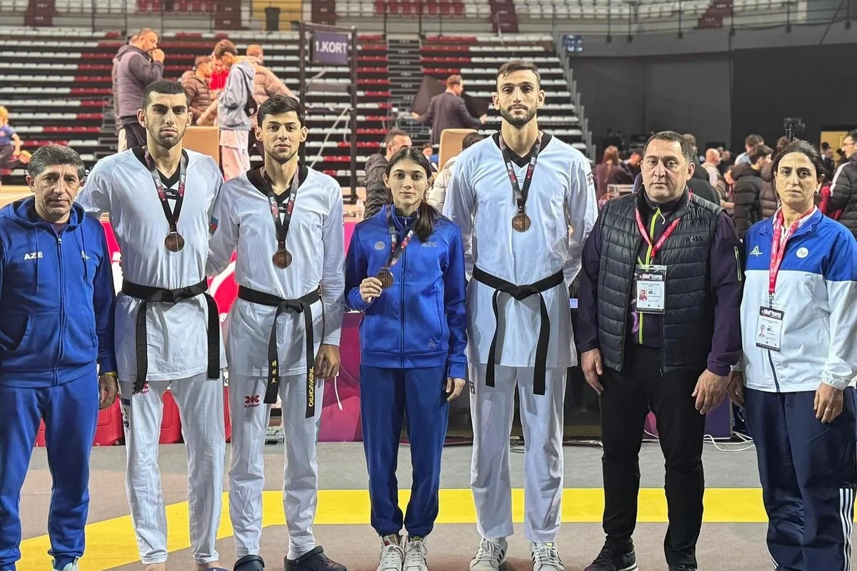 Azərbaycanın daha üç taekvondoçusu Türkiyədə medal qazandı