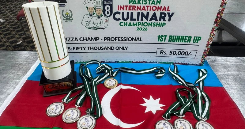 Успех азербайджанских кулинаров на Pakistan International Culinary Championship 2026 ФОТО
