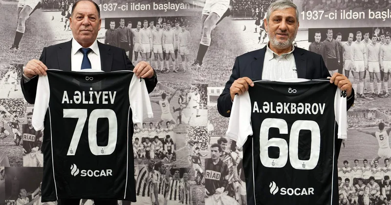 “Neftçi” veteran futbolçuları təbrik etdi