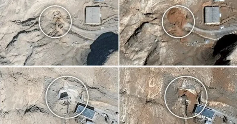 İran nüvə poliqonunun yaxınlığında yeraltı kompleksi möhkəmləndirir Fotolar
