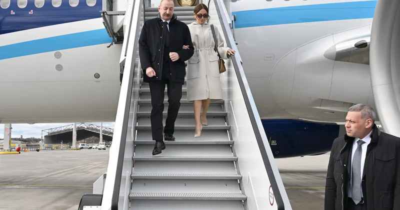 Prezident və birinci xanım Almaniyada səfərdədir FOTO
