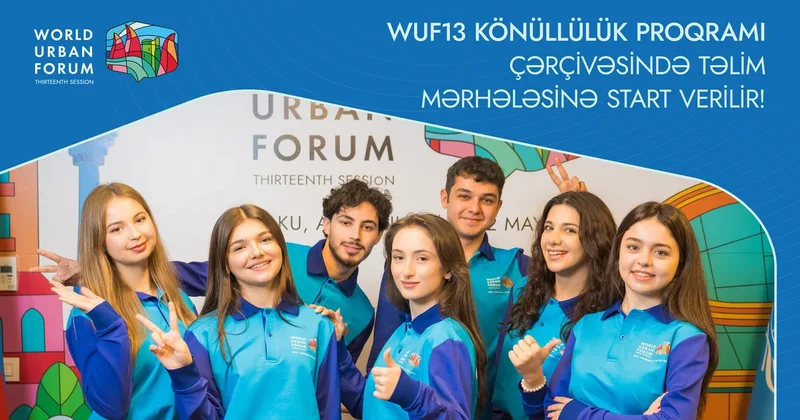 WUF13 Könüllülük Proqramı çərçivəsində təlimlərə start verilir