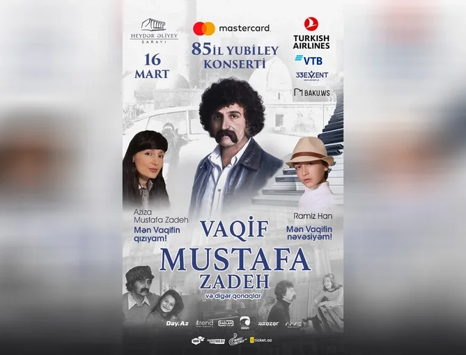 Vaqif Mustafazadənin anadan olmasının 85 illiyinə həsr olunmuş möhtəşəm yubiley konserti keçiriləcək