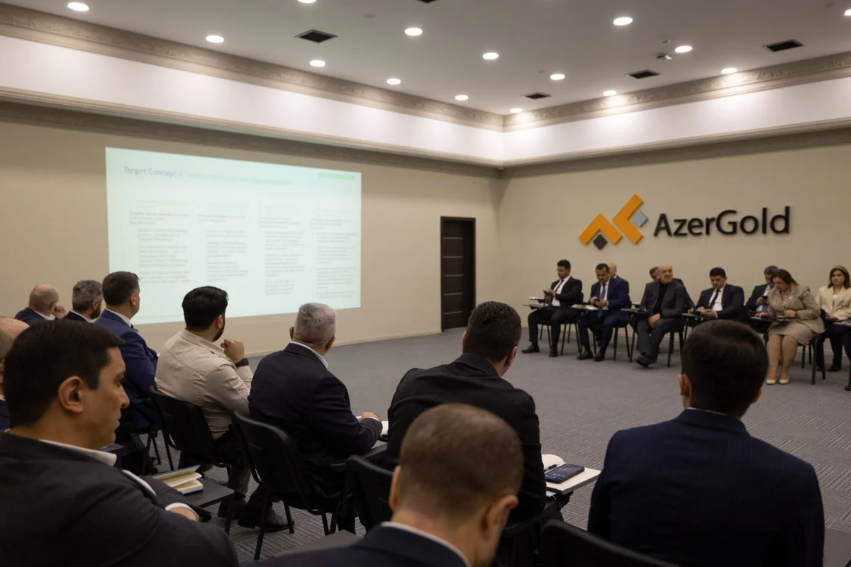 В ЗАО AzerGold состоялся очередной семинар по месторождениям нерудных полезных ископаемых фото