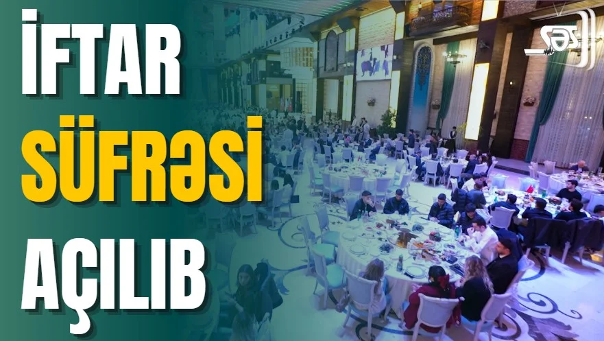 Bakıda iftar süfrəsi açılıb