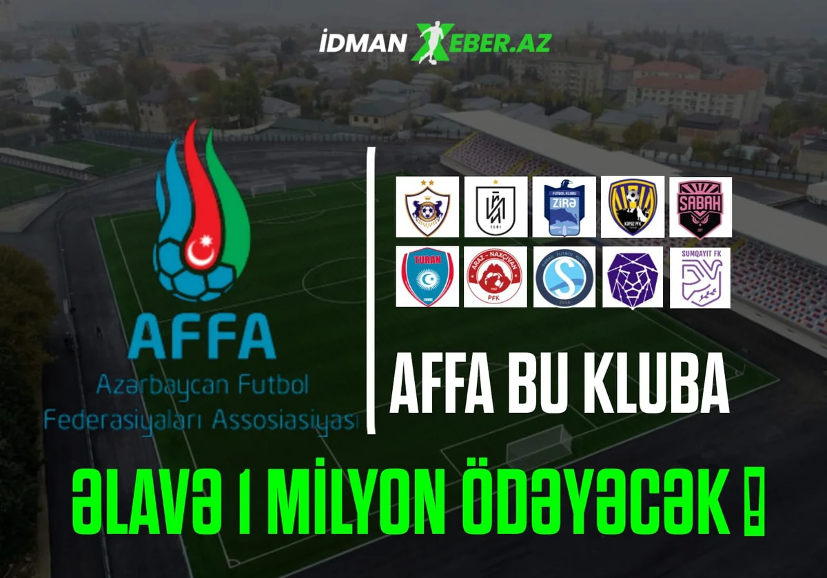 AFFA bu qərarı verməyə hazırlaşır Hər kəsə 3, onlara 4 milyon