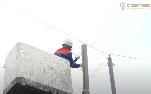 “Azərişıq” bu rayonların elektrik təsərrüfatını yeniləyir VİDEO