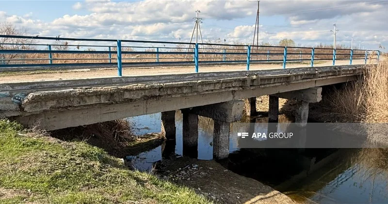 В Зардабе полувековой мост пришел в аварийное состояние ФОТО