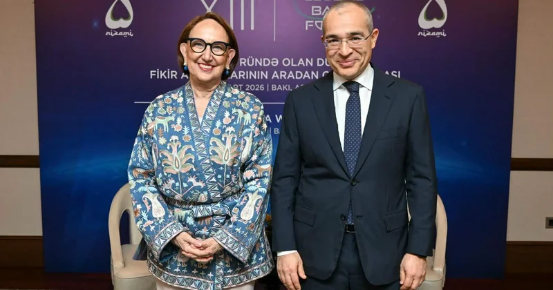 Mikayıl Cabbarov Rebeka Qrinspan ilə görüşüb FOTO