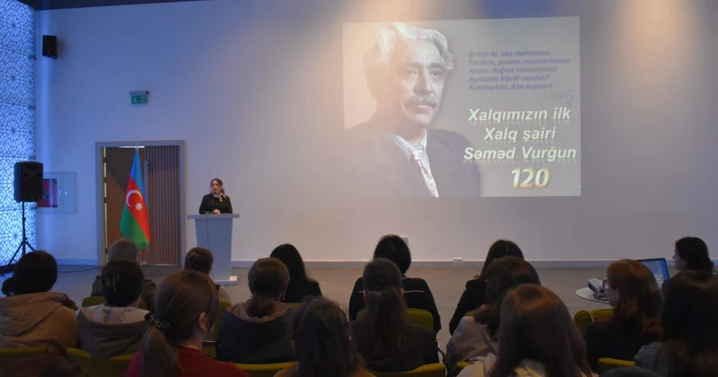 Qaxda Səməd Vurğunun 120 illiyinə həsr olunan ədəbi bədii gecə “Mən səadət aşiqiyəm”