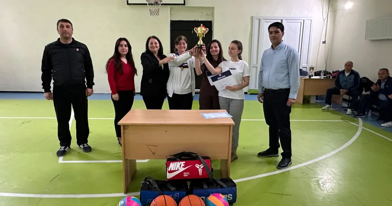 Qaxda müəllimlərin 3x3 basketbol turnirinin qalibləri müəyyənləşib