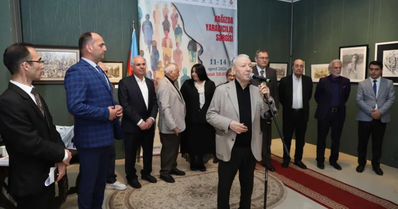 Bakıda “Təsviri sənət kağızda” adlı yaradıcılıq sərgisi açılıb