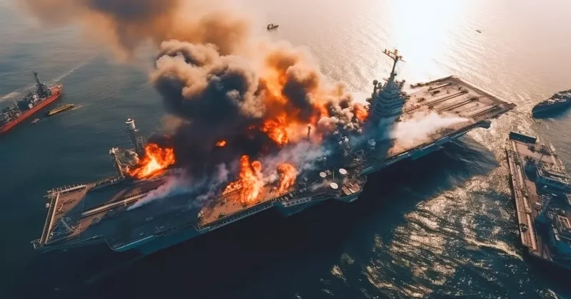 В Иране заявили о потоплении американского военного корабля в Ормузском проливе: ВИДЕО