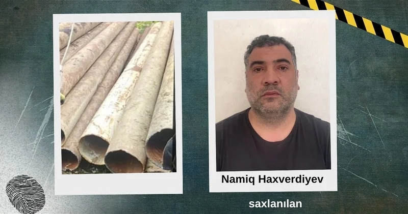 В Агсу украли водопроводные трубы ВИДЕО
