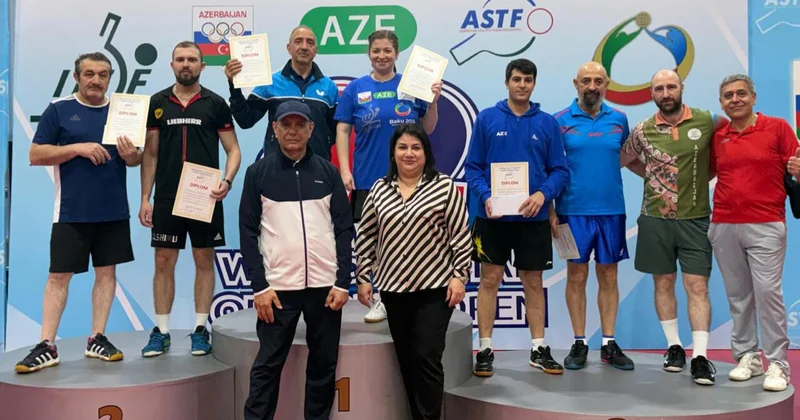 Определены победители Baku Open по настольному теннису ФОТО