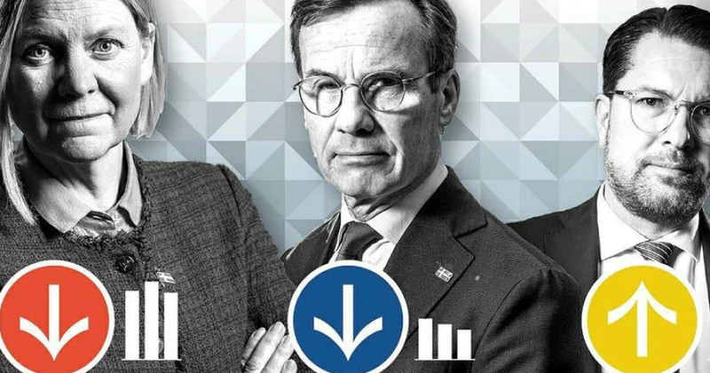 Опрос Ipsos: националистические партии набирают популярность в Швеции