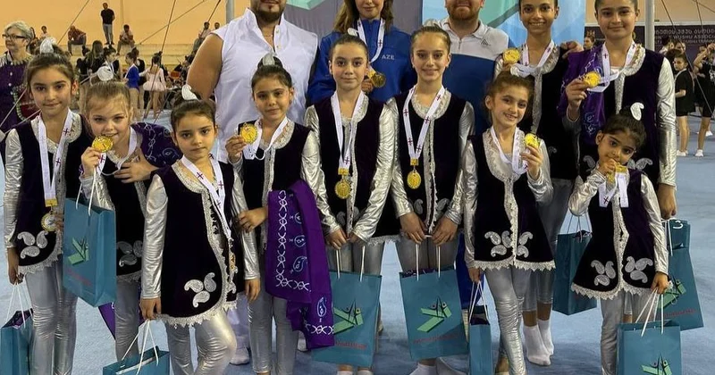 “Tbilisi Gymnaestrada”da 5 qızıl medal FOTO