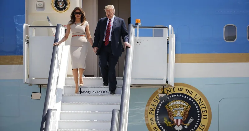 Дональд Трамп прибыл в Саудовскую Аравию ВИДЕО ОБНОВЛЕНО
