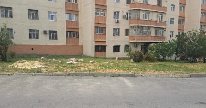 Жителей Ени Гюнешли хотели лишить парка ради автомойки видео
