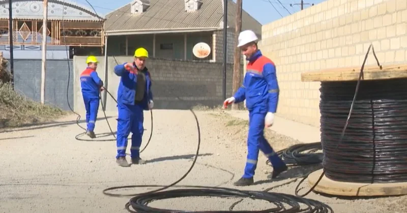 Новые электросети в трех регионах Азербайджана видео
