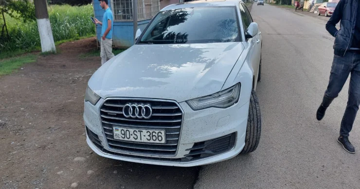 Lənkəranda Audi nin vurduğu qadın Bakıya aparılarkən öldü