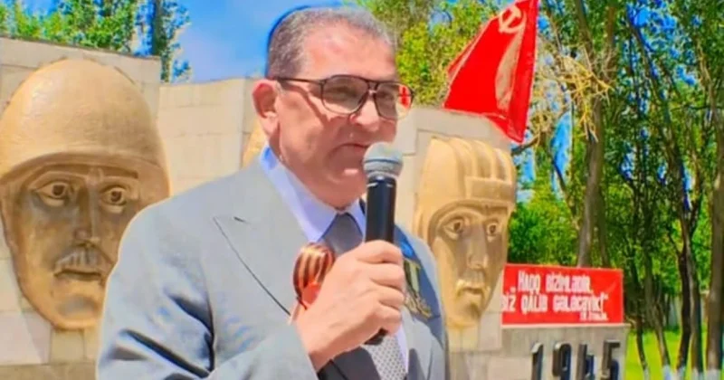 İmişlidə SSRİ bayrağı qaldırıldı: vəzifəli şəxs elə açıqlama verdi ki... VİDEO