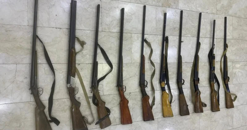 В Бейлагане граждане сдали полиции 17 ружей