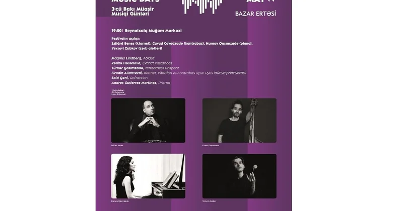 “3 cü Bakı Müasir Musiqi Günləri” Festivalı başlayır FOTO