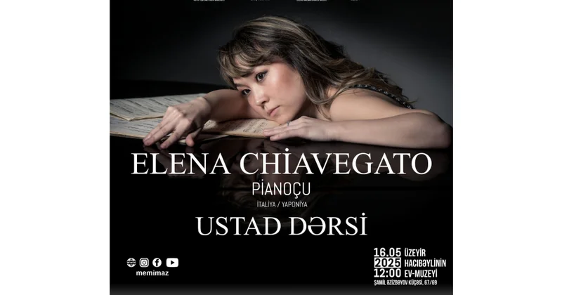 Tanınmış italyan pianoçunun Bakıda ustad dərsi təşkil olunacaq