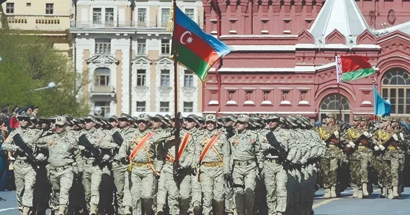 Qalib Azərbaycan əsgərinin Moskva keçidi