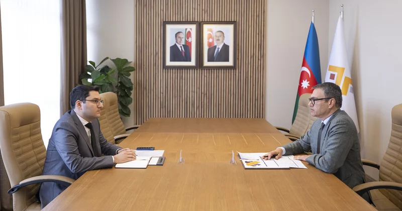 “AzerGold” İdarə Heyətinin sədri 4 cü “Yüksəliş” müsabiqəsinin qaliblərini qəbul edib