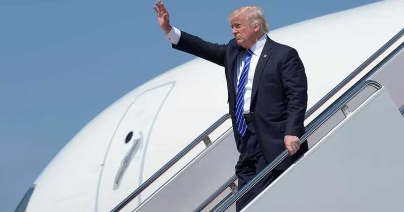 Трамп отправляется в первое зарубежное турне