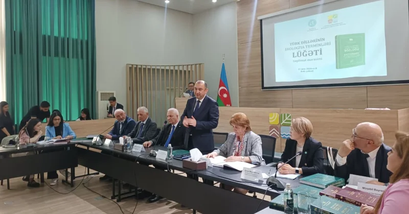 “Türk dillərinin ekologiya terminləri lüğəti” təqdim olunub