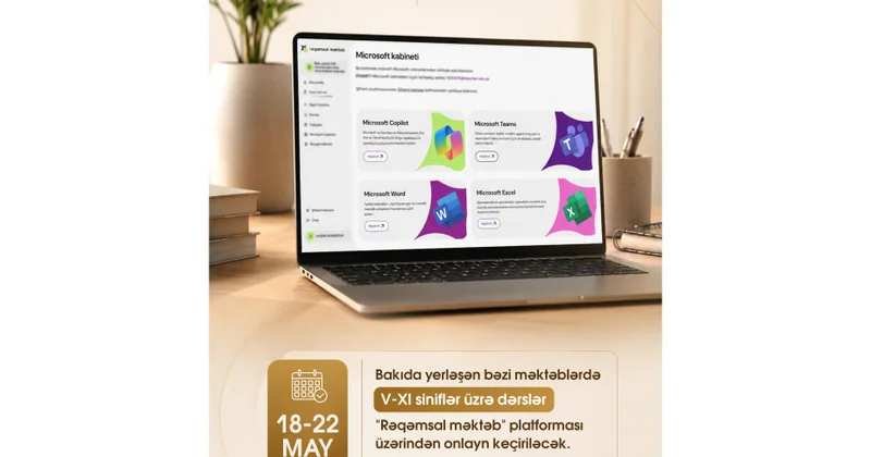 Bakı məktəblərində WUF13 günlərində tədris “Rəqəmsal məktəb” sistemi ilə həyata keçiriləcək