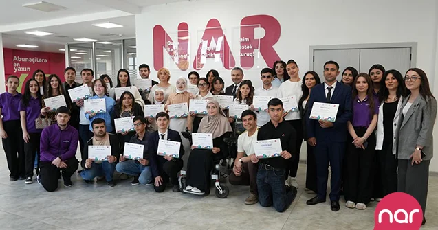 “Nar” WUF 13 çərçivəsində inklüziv təcrübə proqramı iştirakçılarını təltif edib