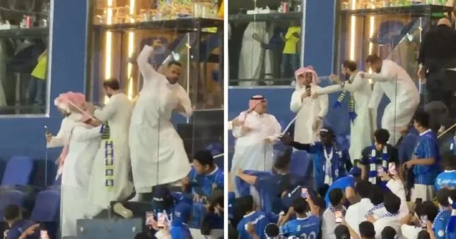 Əl Nəsr Əl Hilal oyununda dava Video
