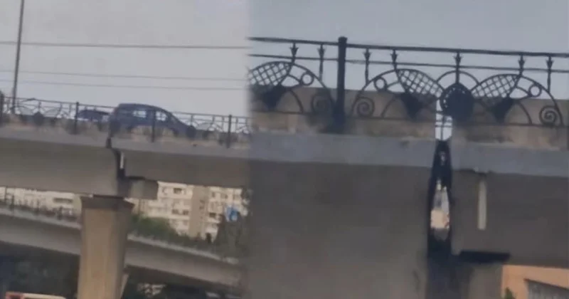 “Koroğlu” körpüsü qəzalı vəziyyətdədir? Açıqlama+Video