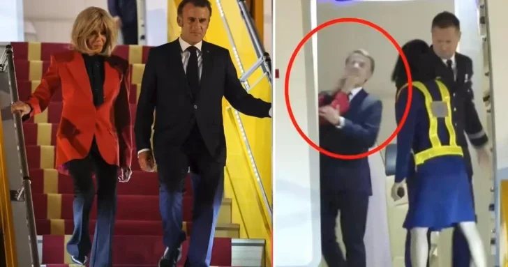 Пощечина от жены и тайное сообщение: что скрывал президент Франции?