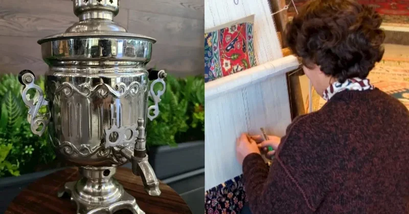 Azərbaycanda çox evdə olan bu samovar və xalçaları 10 min dollara alırlar FOTOLAR