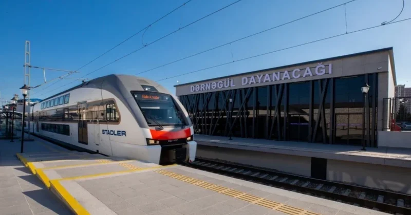 Dərnəgül dəmir yolu dayanacağından bölgələrə səfər etmək mümkün olacaq