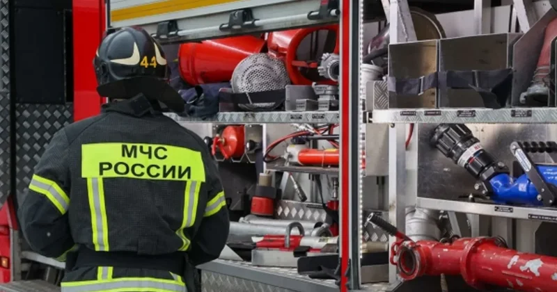 В Башкортостане произошел пожар на производственном объекте, двое получили ожоги