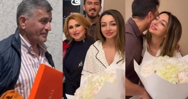 Mələkxanım Eyubova və ailəsindən gəlininə sürpriz Video