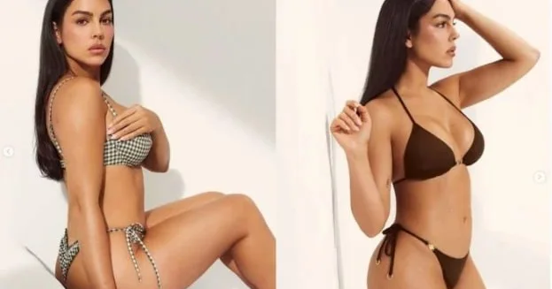 Ronaldonun nişanlısı çimərlik geyimində reklama çəkildi FOTO