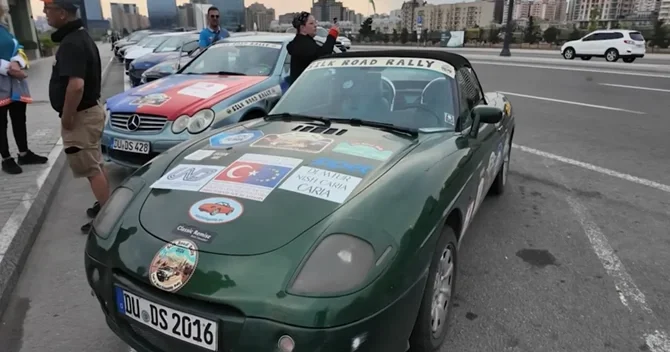 İpək yolu rallisi Bakıya çatdı Bir ildir ki, buna hazırlaşırdıq