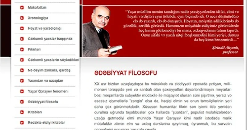 Gənclər Kitabxanasında akademik Yaşar Qarayevin 90 illiyi ilə əlaqədar elektron məlumat bazası hazırlanıb