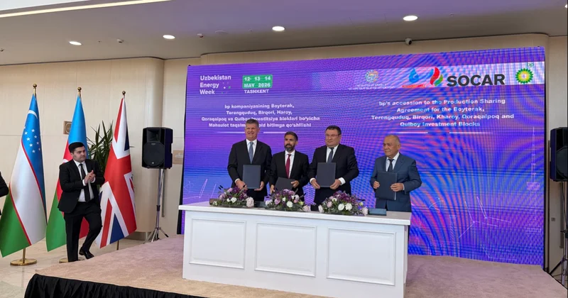 bp присоединилась к соглашению о разделе продукции по шести блокам в Узбекистане (ФОТО)
