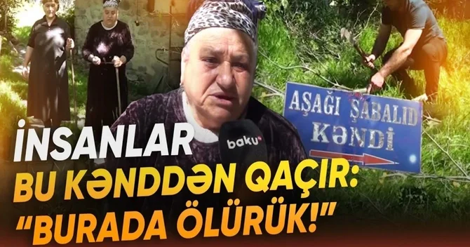 Can veririk, bizə kömək edin! Kənddə qalan sakinlər fəryad edirlər