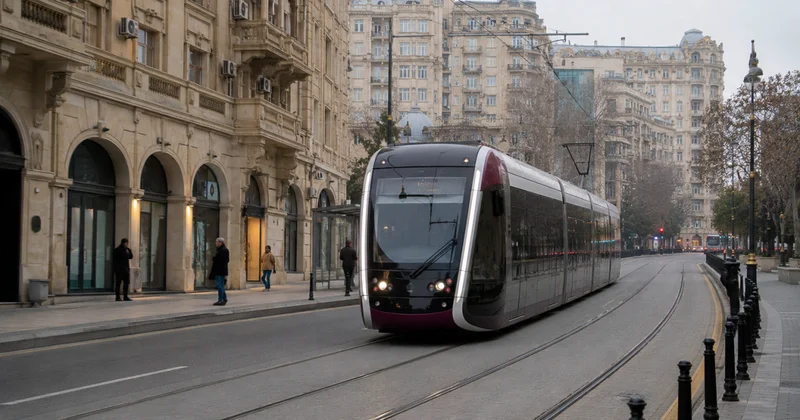 Bakıya tramvay qayıdır 5 istiqamətdə RƏSMİ