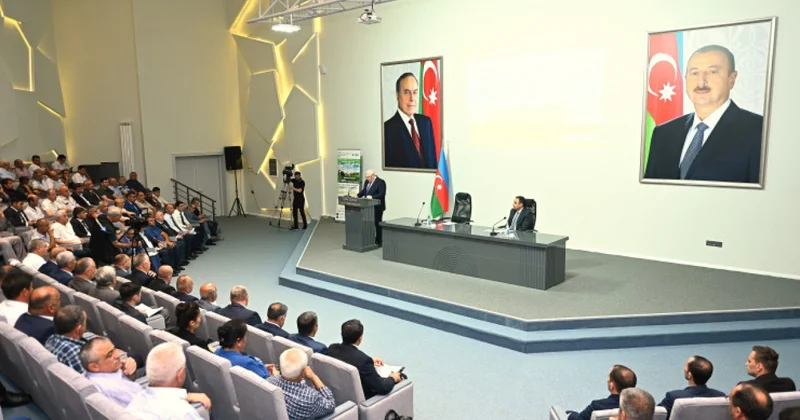 Şəkidə regional müşavirə keçirilib FOTOLAR